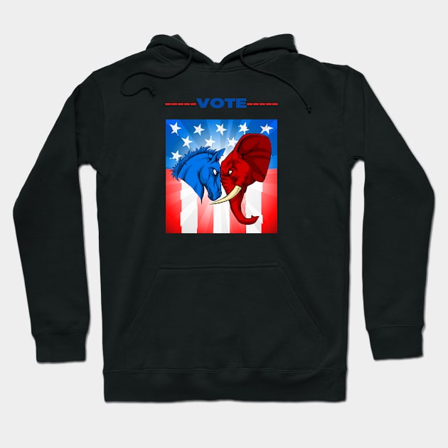 Keep calm and go vote Hoodie by Boga